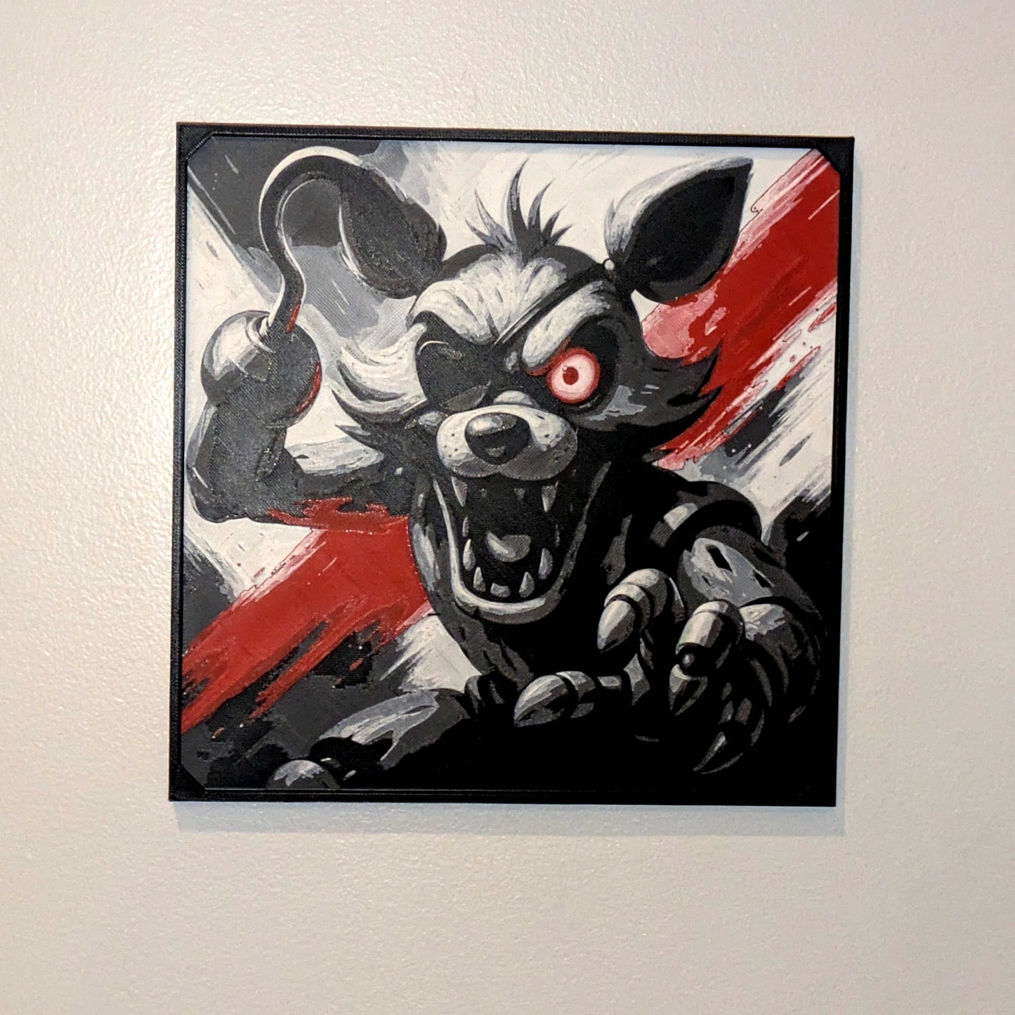 Foxy FNAF HueForge 3D Printed Wall Art | FNAF Fan Art