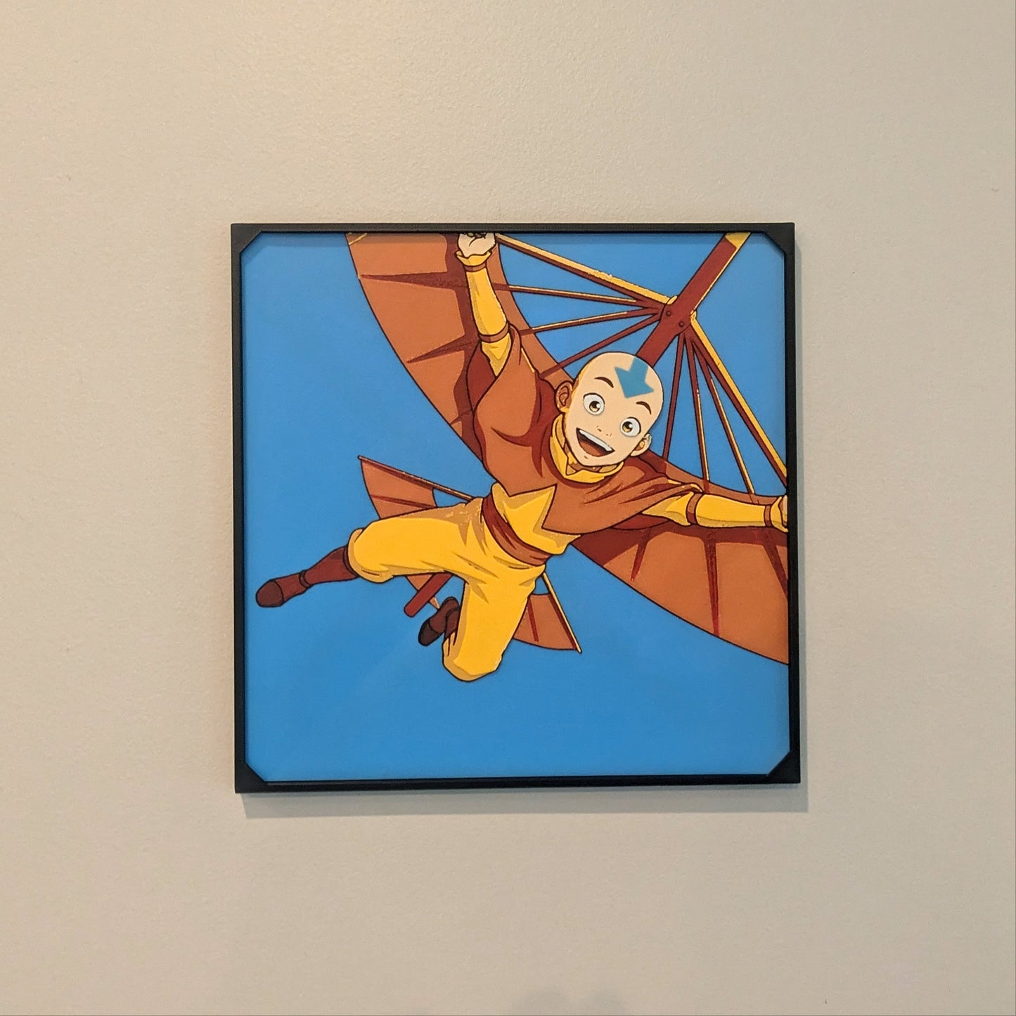 Aang Flying Hueforge 3D Print | Avatar Wall Art