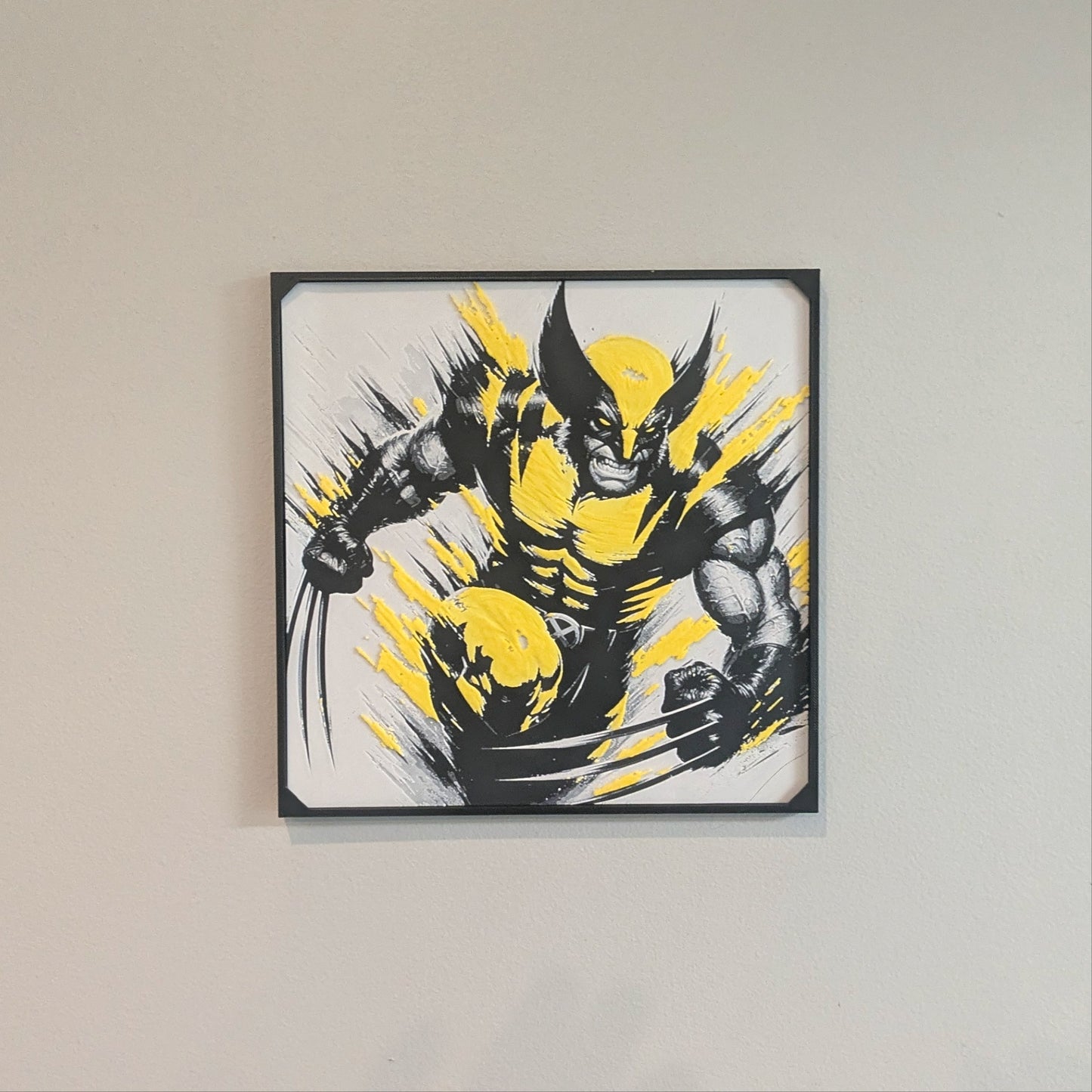 Wolverine HueForge 3D Printed Wall Art