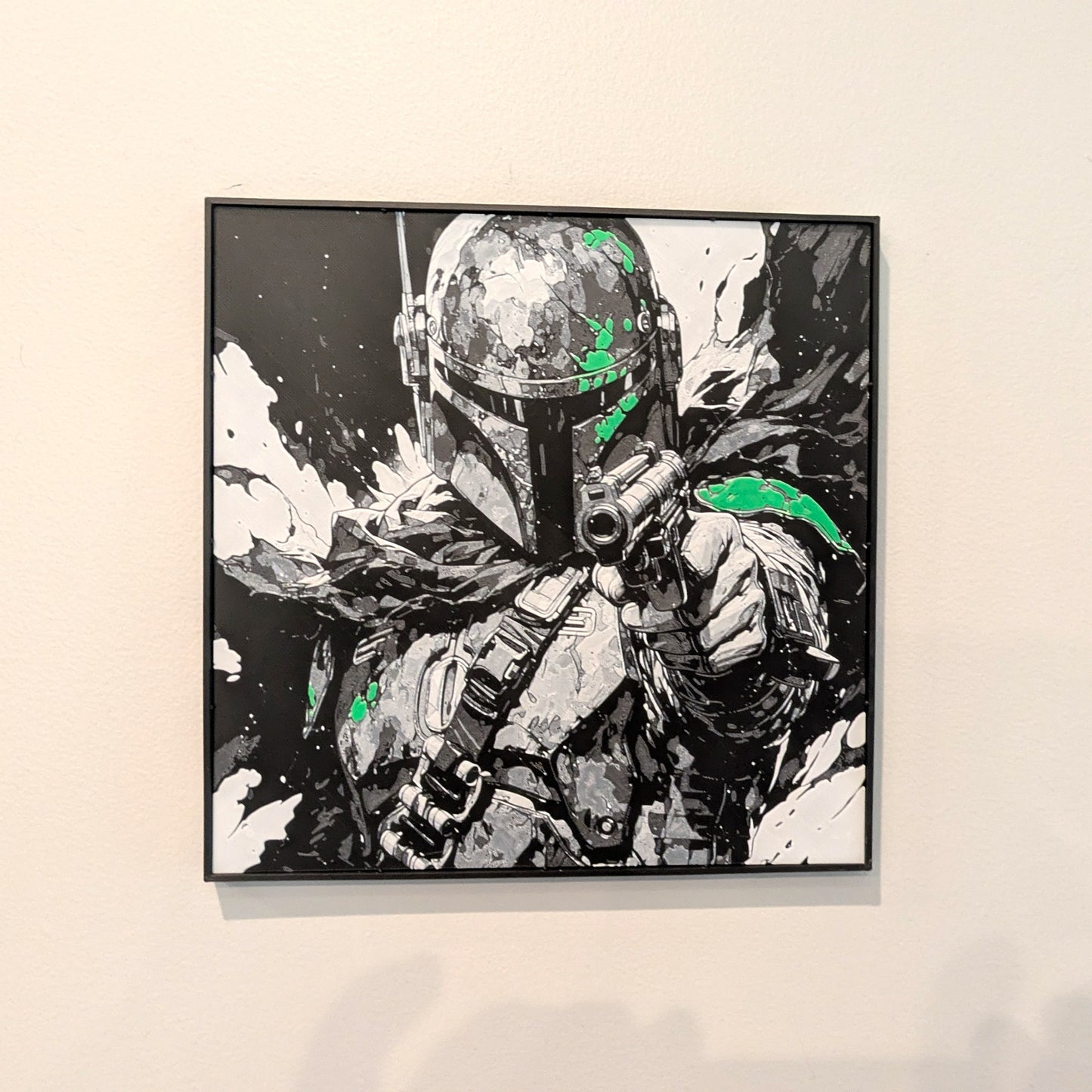 The Mandalorian Hueforge 3D Print | Star Wars Wall Art