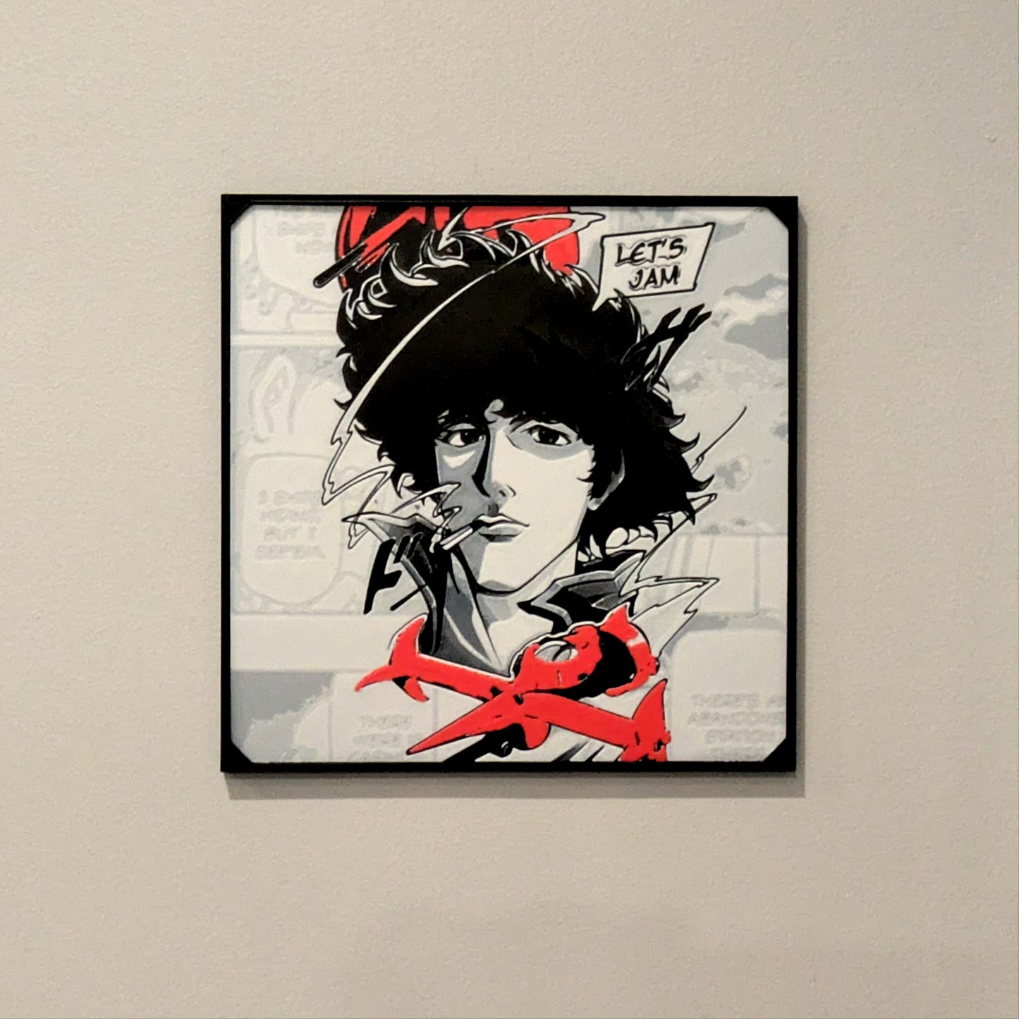 Cowboy Bebop HueForge 3D Printed Wall Art